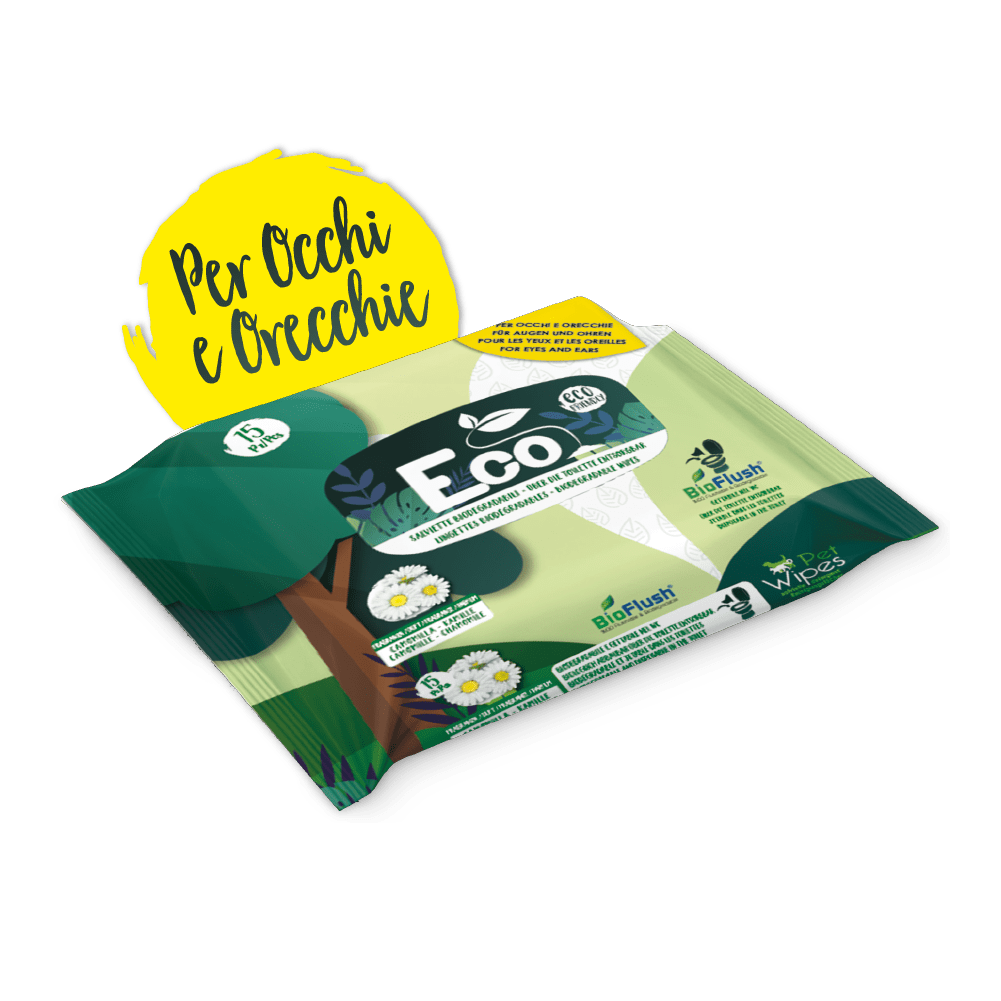 CROCI Eco Pet Wipes camomille, 15 lingettes
