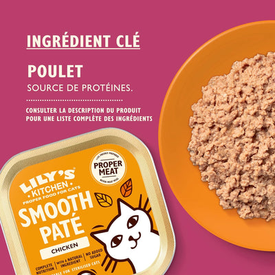 LILY'S KITCHEN Terrine Poulet Sans Céréales Chat Adulte 19x85g