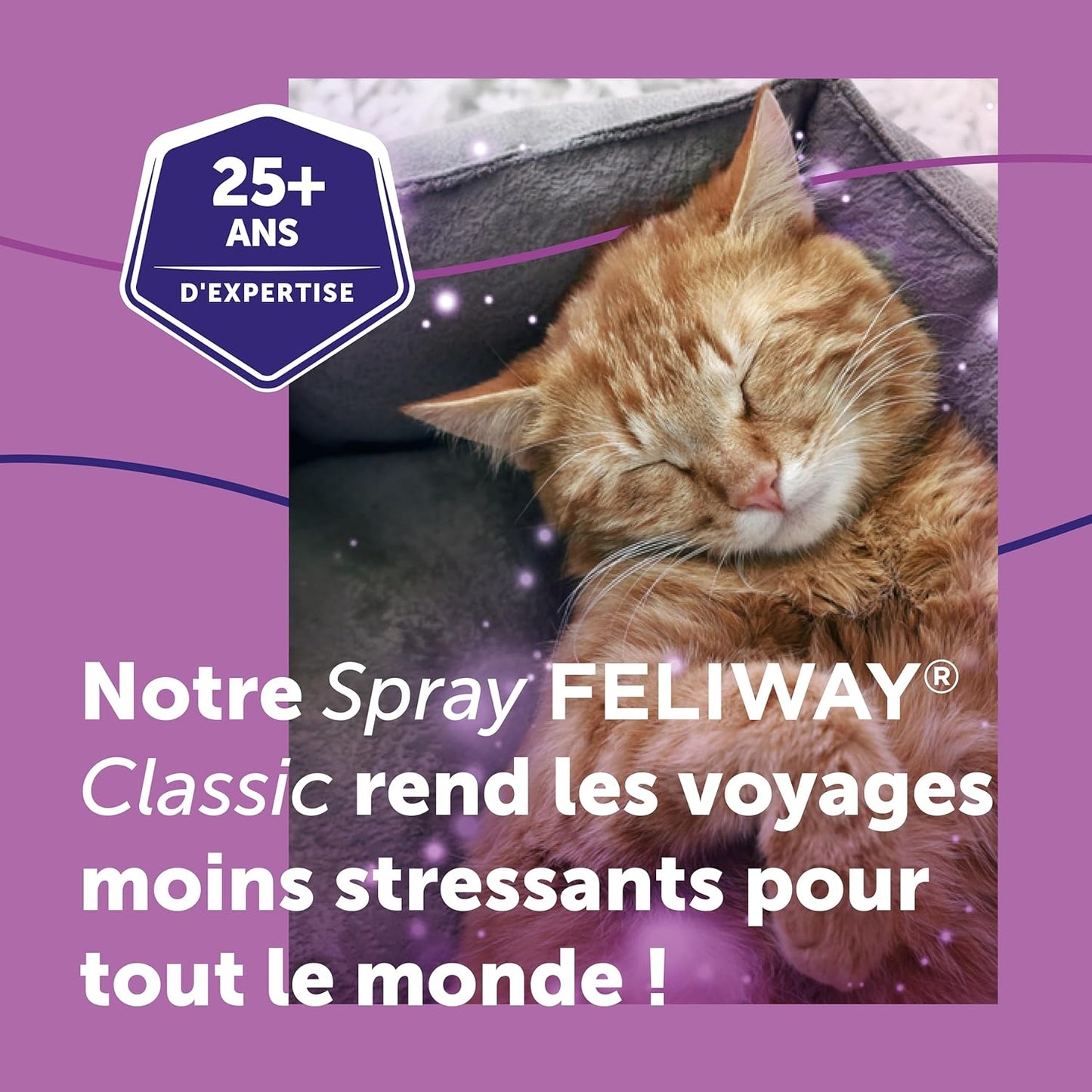 FELIWAY Classic Spray 60 ml Phéromones Apaisantes pour Chats