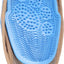 FLAMINGO Gant de Brossage Rongeur Hatna/Mandy Taupe/Bleu 25x18cm