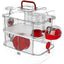 ZOLUX Cage rongeurs RODY 3 DUO Rouge L 41 x l 27 x H 40 cm