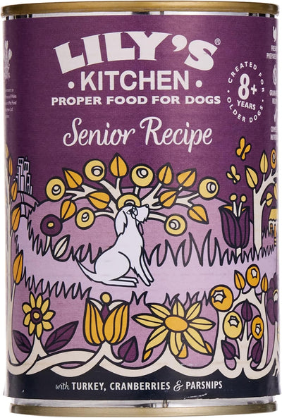 LILY'S KITCHEN Senior Terrine Dinde Cranberry et Légumes 400g