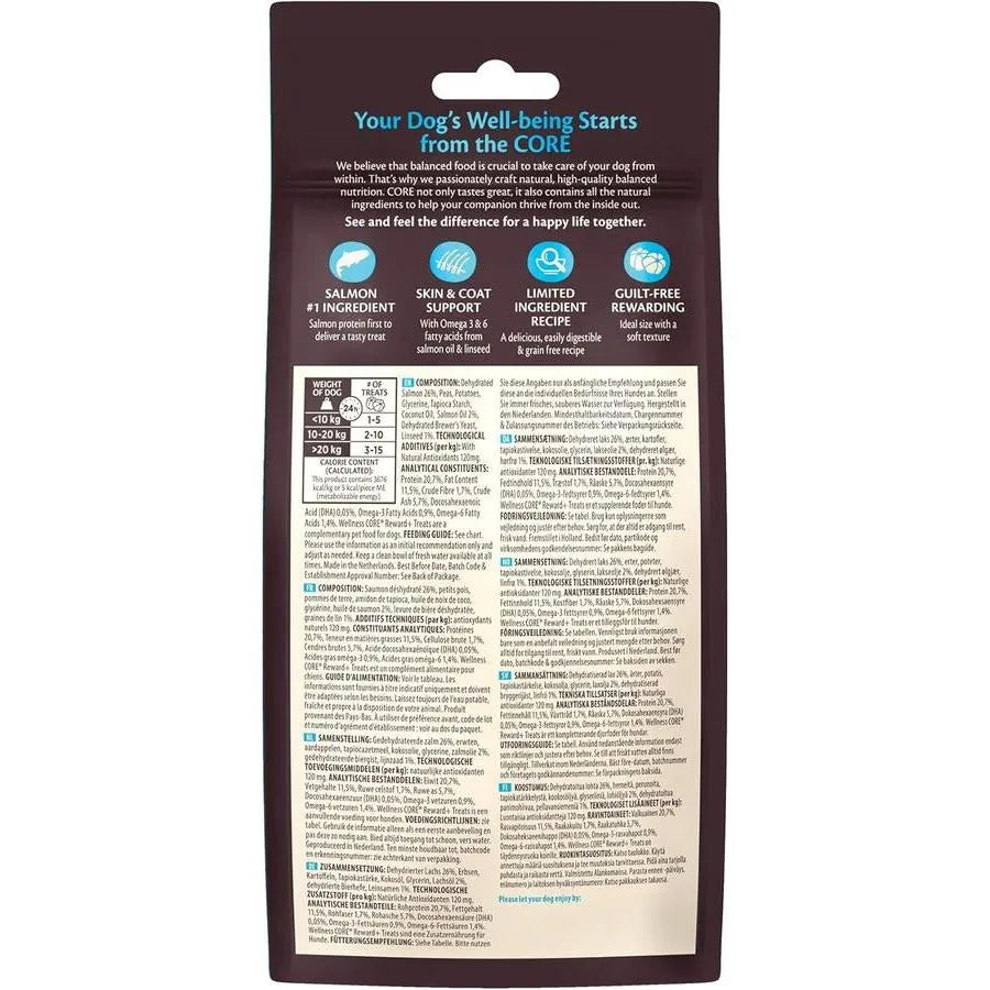 WELLNESS CORE Reward+ Friandises Chien Saumon 170g Lot de 2