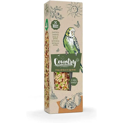 WITTE MOLEN Country Sticks Perruche Abricot & Figue 2 Sticks 60g