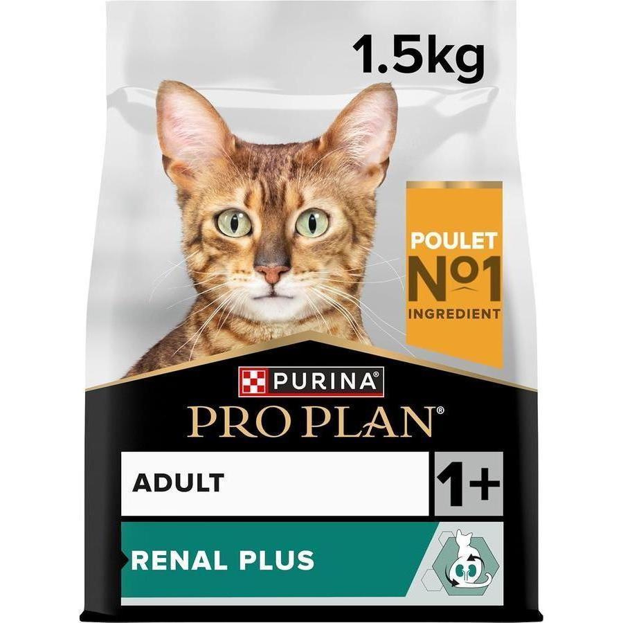 PRO PLAN Adult 1+ Renal Plus Riche en Poulet de Haute Qualité 1.5kg