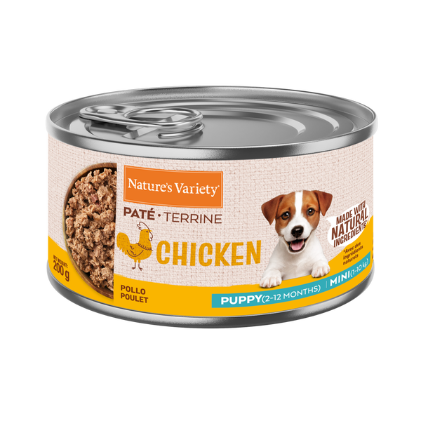 NATURE’S VARIETY Terrine chiot mini, poulet 200 g