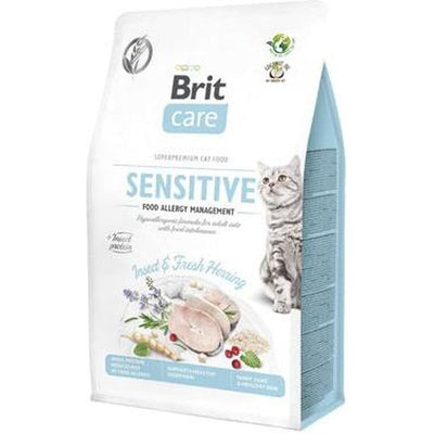 BRIT Care Cat Grain-Free Sensitive Insect & Herring Adulte Hypoallergénique Sans Céréales 2kg