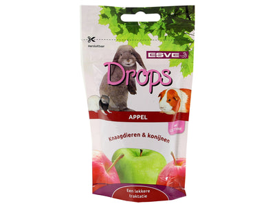 ZOOMALIN ESVE Bonbon Drops Pomme pour Rongeurs 100g
