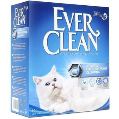 EVERCLEAN Litière pour Chat Extra Agglomérante Sans Parfum 10L