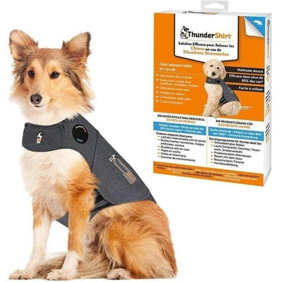 ZOOMALIN Thundershirt Gilet Relaxant L Gris pour Chien 18-29 kg Anti-Stress