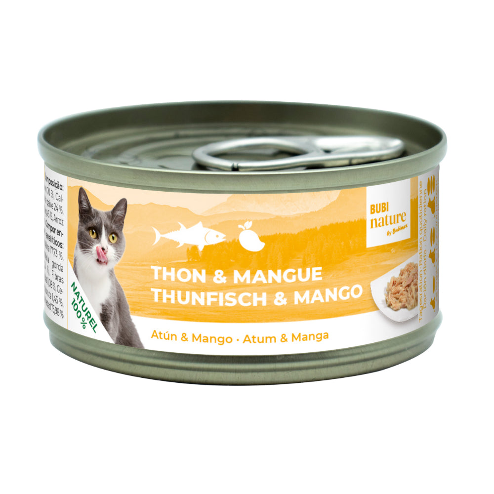 BUBI NATURE Thon & Mangue 70g - Aliment Humide pour Chat