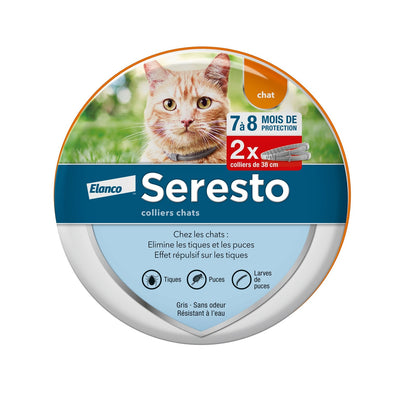 SERESTO Collier Antiparasitaire Chat 1 collier 38cm