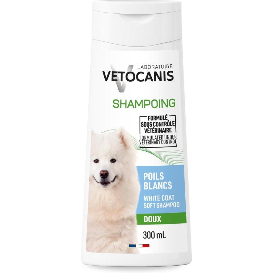 ZOOMALIN Shampoing 2 en 1 chien spécial poil blanc 300ml