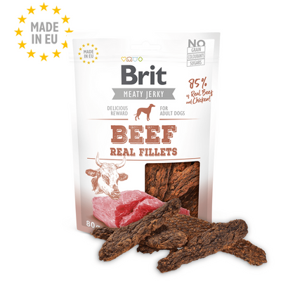 BRIT Meaty Jerky Beef 80g