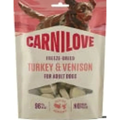 SNACK FREEZE DRIED ADULT DINDE CERF
