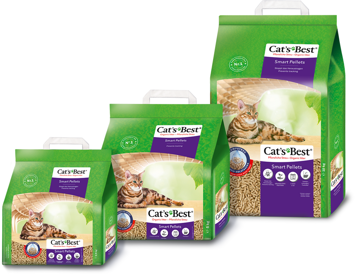 CAT'S BEST Smart Pellets litière végétale agglomérante 10 kg (20 L)