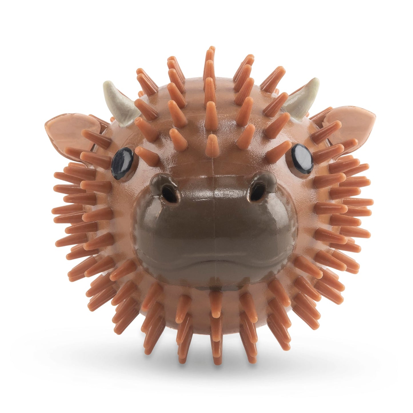 KIKKERLAND Cow Dog Ball Balle pour chien goût bœuf avec couinement 9 cm