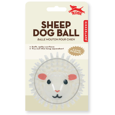 KIKKERLAND Kobe Sheep Dog Ball Jouet pour chien