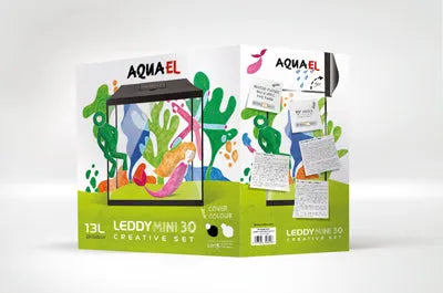 AQUAEL Aquarium Set Leddy Mini 30 Noir 13L