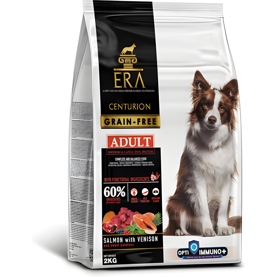 ERA Centurion Sans Céréales Adulte Moyenne/Grande Saumon & Venaison