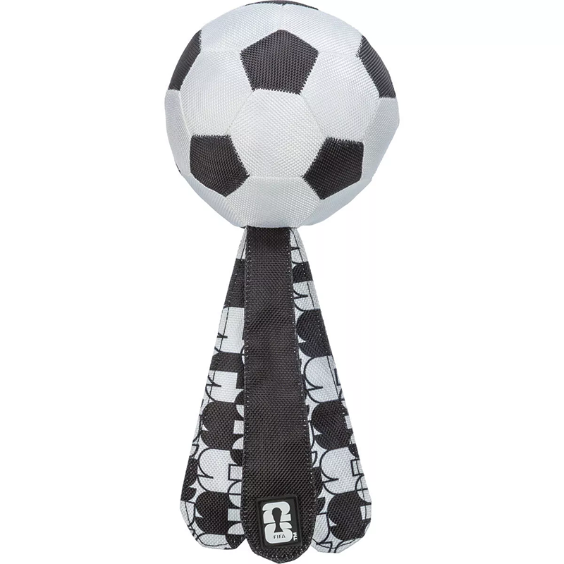 TRIXIE FIFA 2026 ballon de foot volant noir/blanc 30 cm pour chien