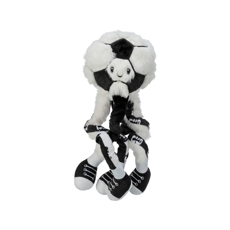 FIFA Ballon de foot avec pieds 32 cm noir/blanc - jouet pour chien