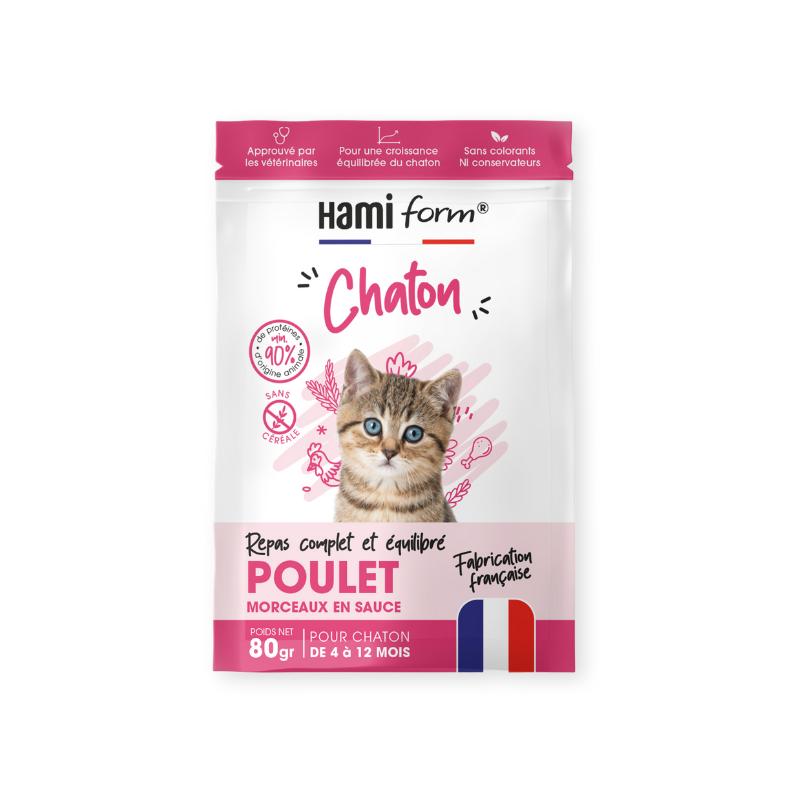 HAMIFORM Pack Repas Complet Poisson Chaton 10x85g