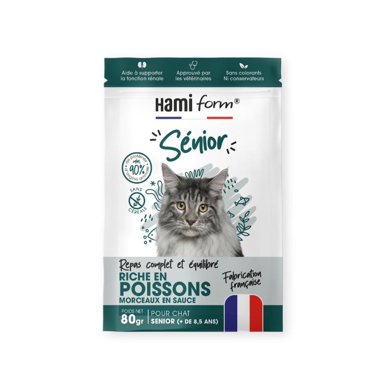 HAMIFORM Repas Complet Poisson pour Chat 10x85g