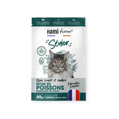 HAMIFORM Repas Complet Poisson pour Chat 10x85g