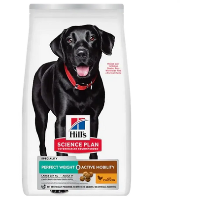 HILLS Science Plan Perfect Weight & Active Mobility Large Breed Poulet 12kg