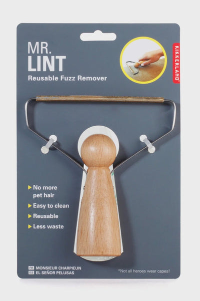 KIKKERLAND Mr. Lint Enlève-peluches pour poils d'animaux et poussières