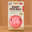 KIKKERLAND Piggy Dog Ball Balle pour Chien Parfumée Bacon Squeak Long 9cm