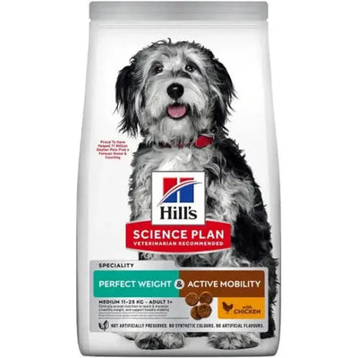 HILLS Science Plan Canine Adult Perfect Weight & Active Mobility Medium Poulet 2.5kg