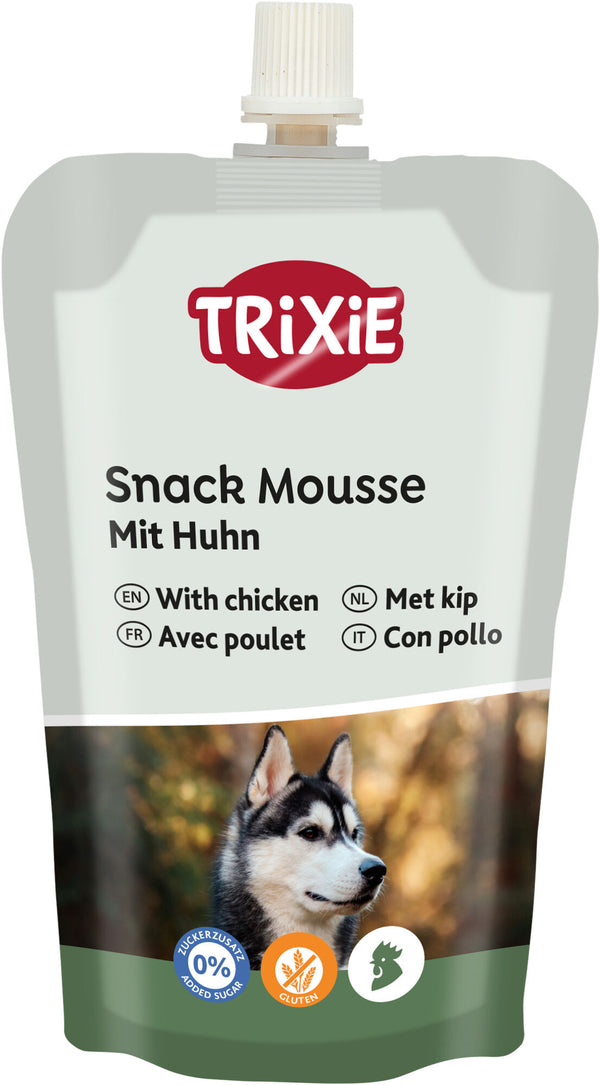 TRIXIE Snack Mousse au Poulet Friandise à Lécher pour Chien 200 g