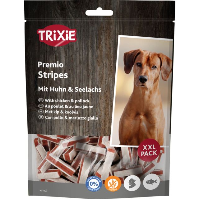TRIXIE Stripes au poulet & au lieu jaune 300 g