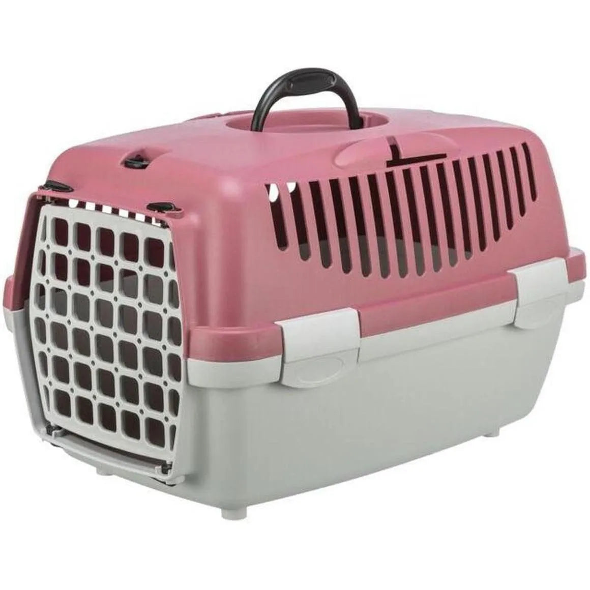 TRIXIE Box de transport Capri 1 XS 32 x 31 x 48 cm Gris clair/Vieux rose