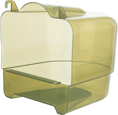 TRIXIE Bain pour Volière 30x20x20cm Marron Bois Pour Grande Perruche