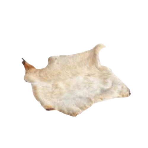 ZOOMALIN Plaque de Peau de Boeuf avec Poils Friandise Naturelle pour Chien 100% Boeuf