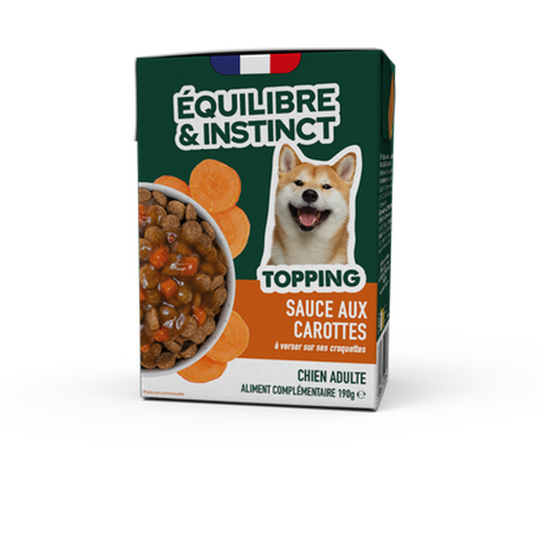 EQUILIBRE & INSTINCT Sauce aux Carottes pour Chien Adulte 100g
