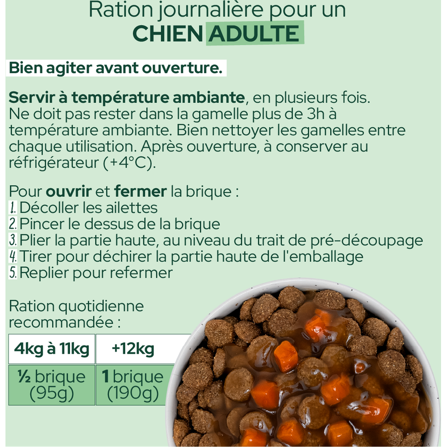 EQUILIBRE & INSTINCT Sauce aux Carottes pour Chien Adulte 100g