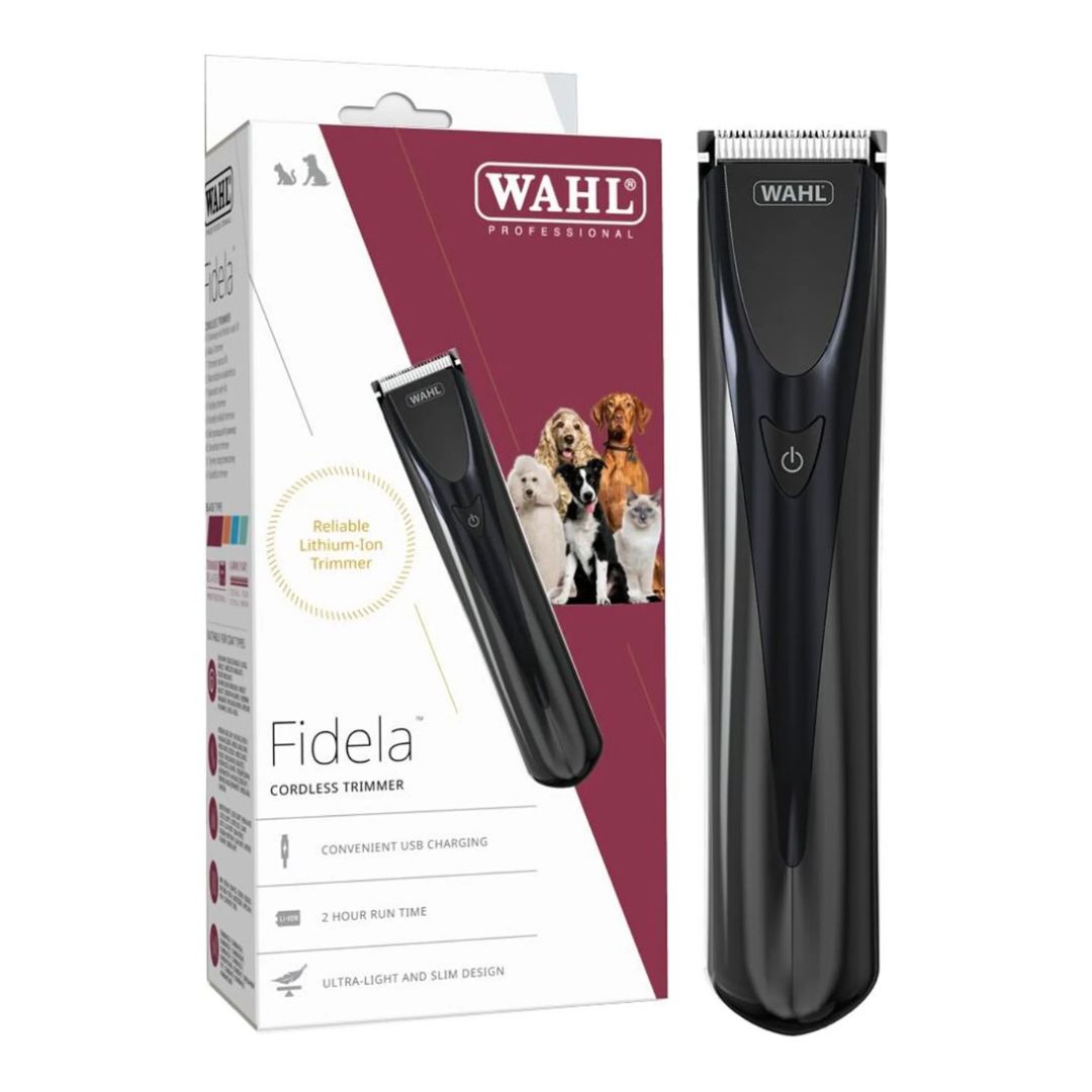 WAHL Tondeuse Fidela Sans Fil pour Chiens Trimmer Professionnel 141g Batterie 120min