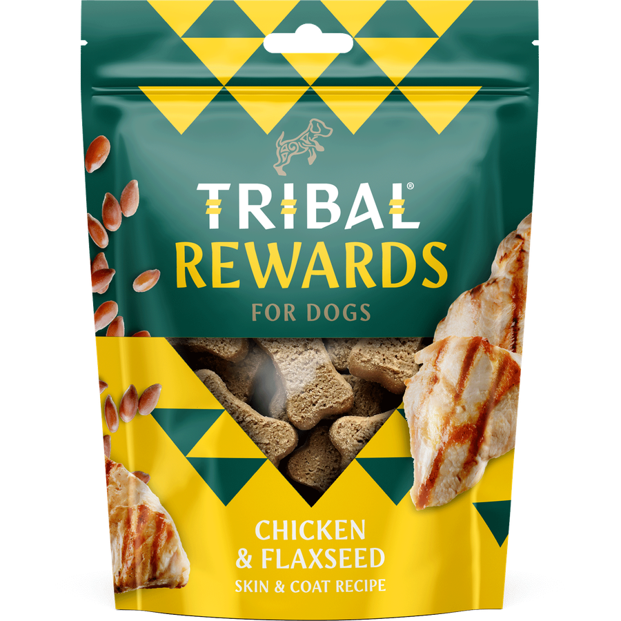TRIBAL REWARDS Chicken & Flaxseed 125g