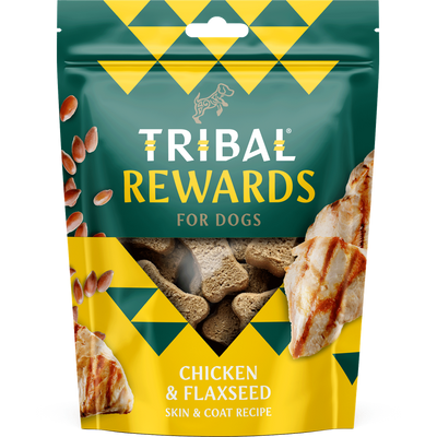 TRIBAL REWARDS Chicken & Flaxseed 125g