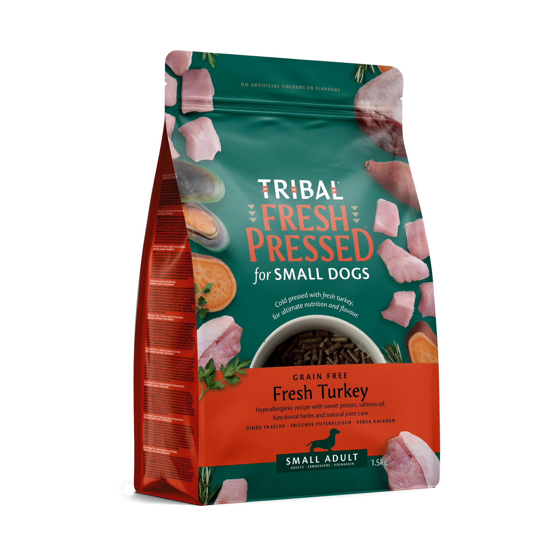 TRIBAL Fresh Pressed Adult Small Breed Turkey Dinde