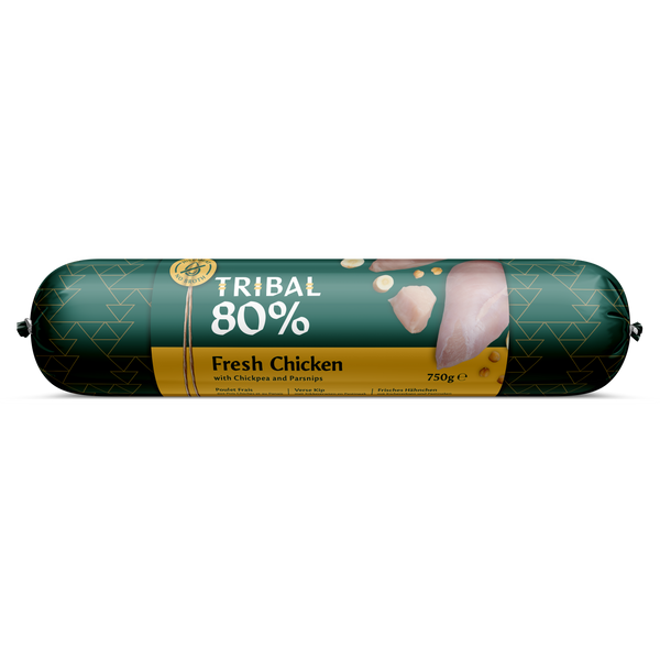 TRIBAL Saucisse 80% au Poulet pour Chien 750g