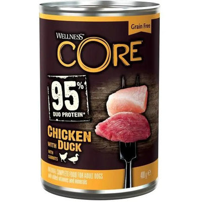 WELLNESS CORE 95% Poulet et Canard 400g
