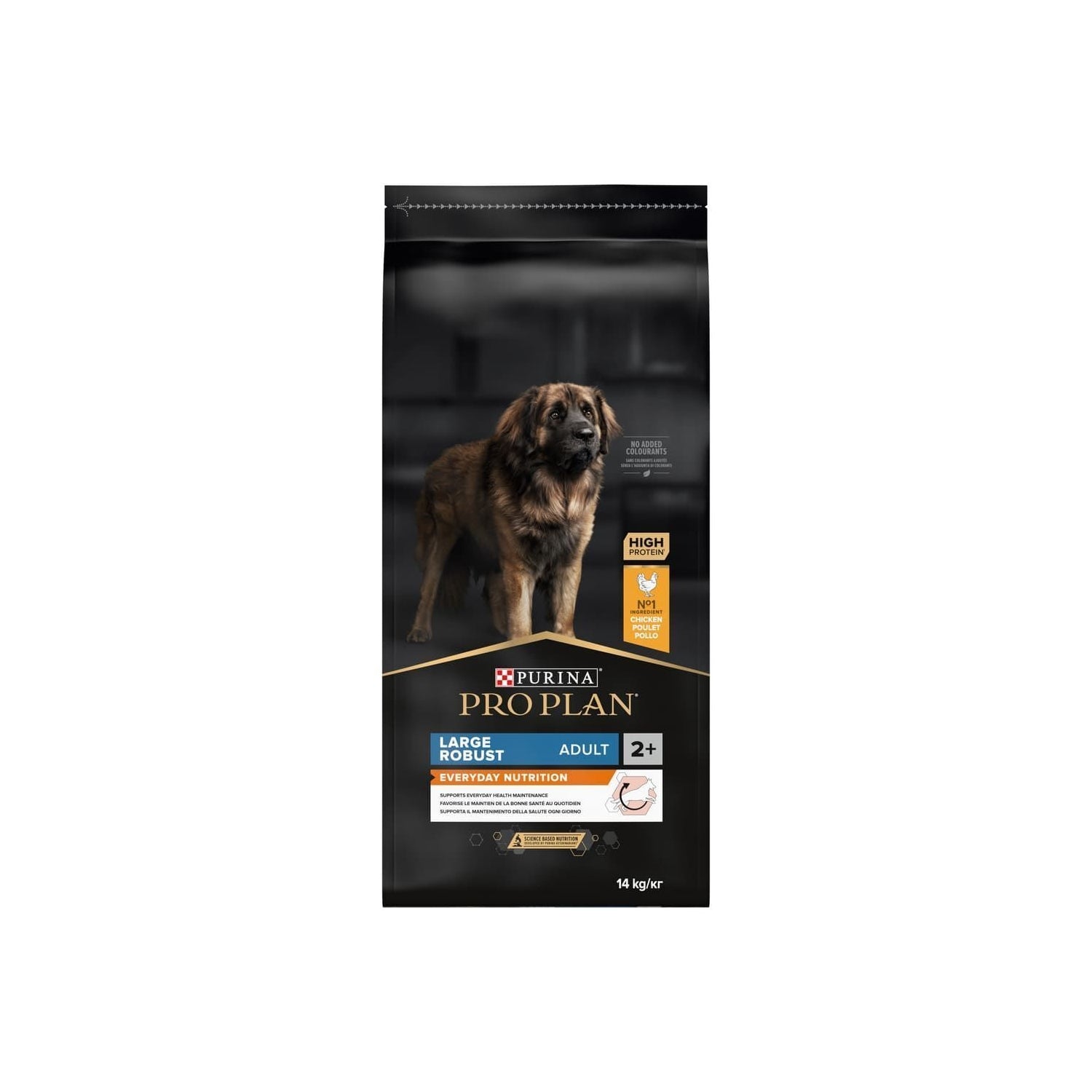 PRO PLAN LARGE ROBUST - ADULT riche en poulet de haute qualité 14kg