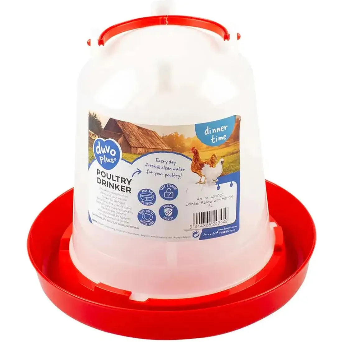 Abreuvoir Vis avec Poignée