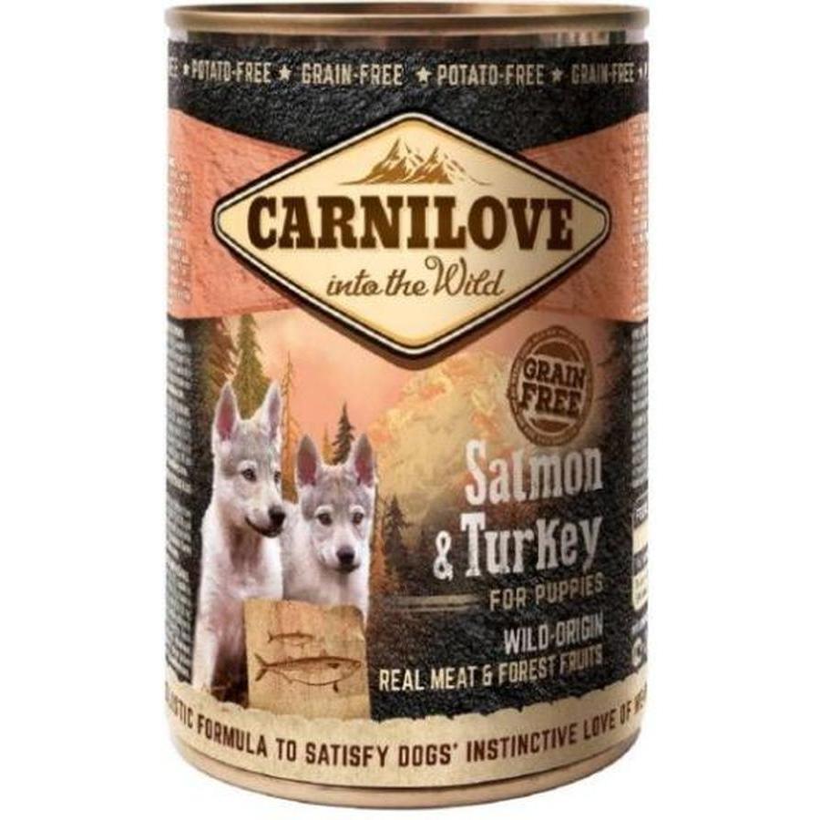 CARNILOVE Puppy Saumon & Dinde Croquettes Sans Céréales Chiot Toutes Races 12kg