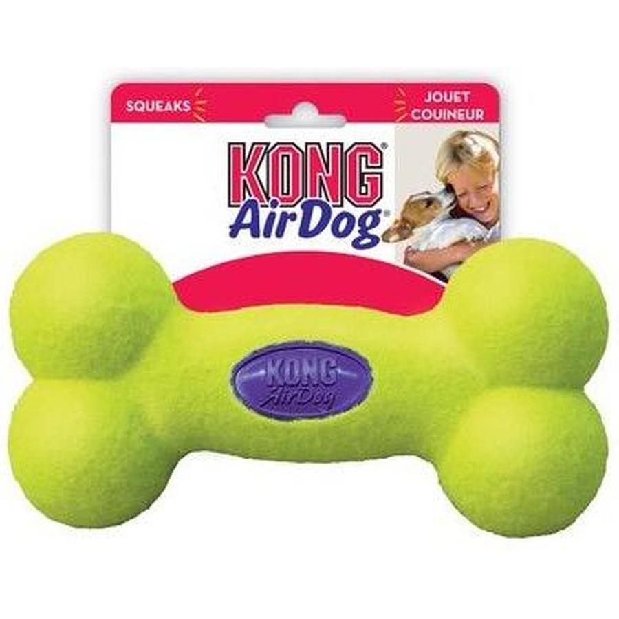 KONG AirDog Squeaker Donut Taille S Jaune